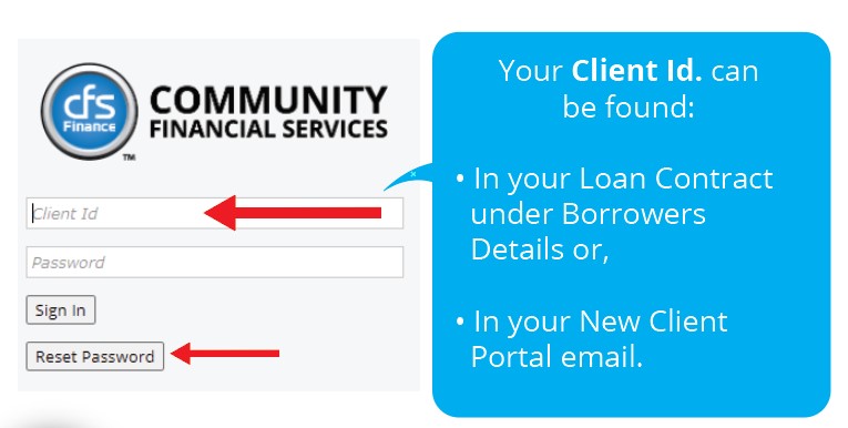 Cfs Id CFS Client Portal | CFS Finance